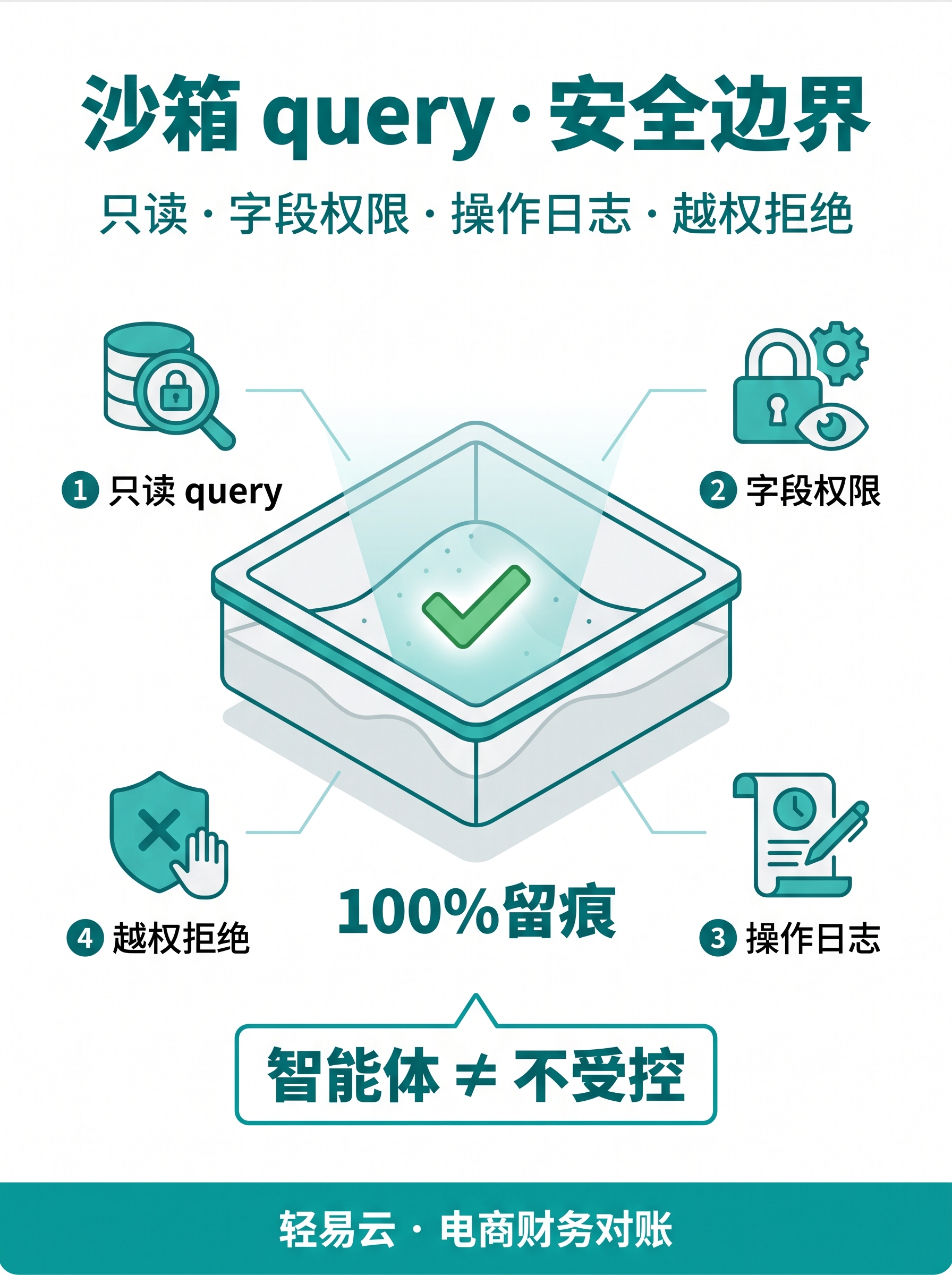 AI 智能体沙箱示意：API 调用隔离审计